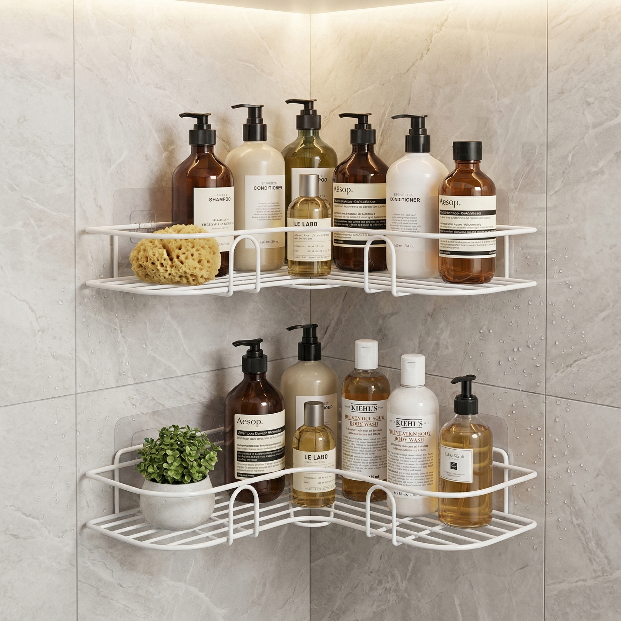 kitchen corner storage rack